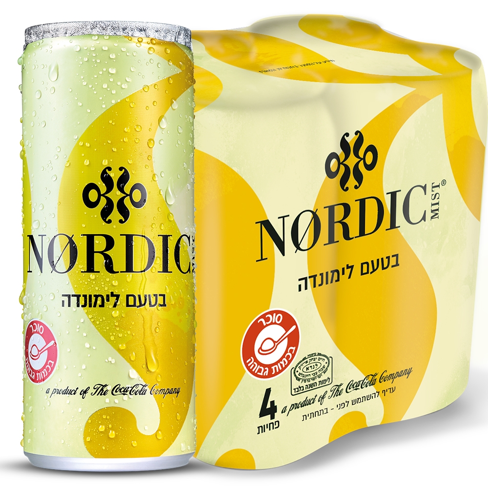 פחית נורדיק בטעם למנדה 250 מ״ל