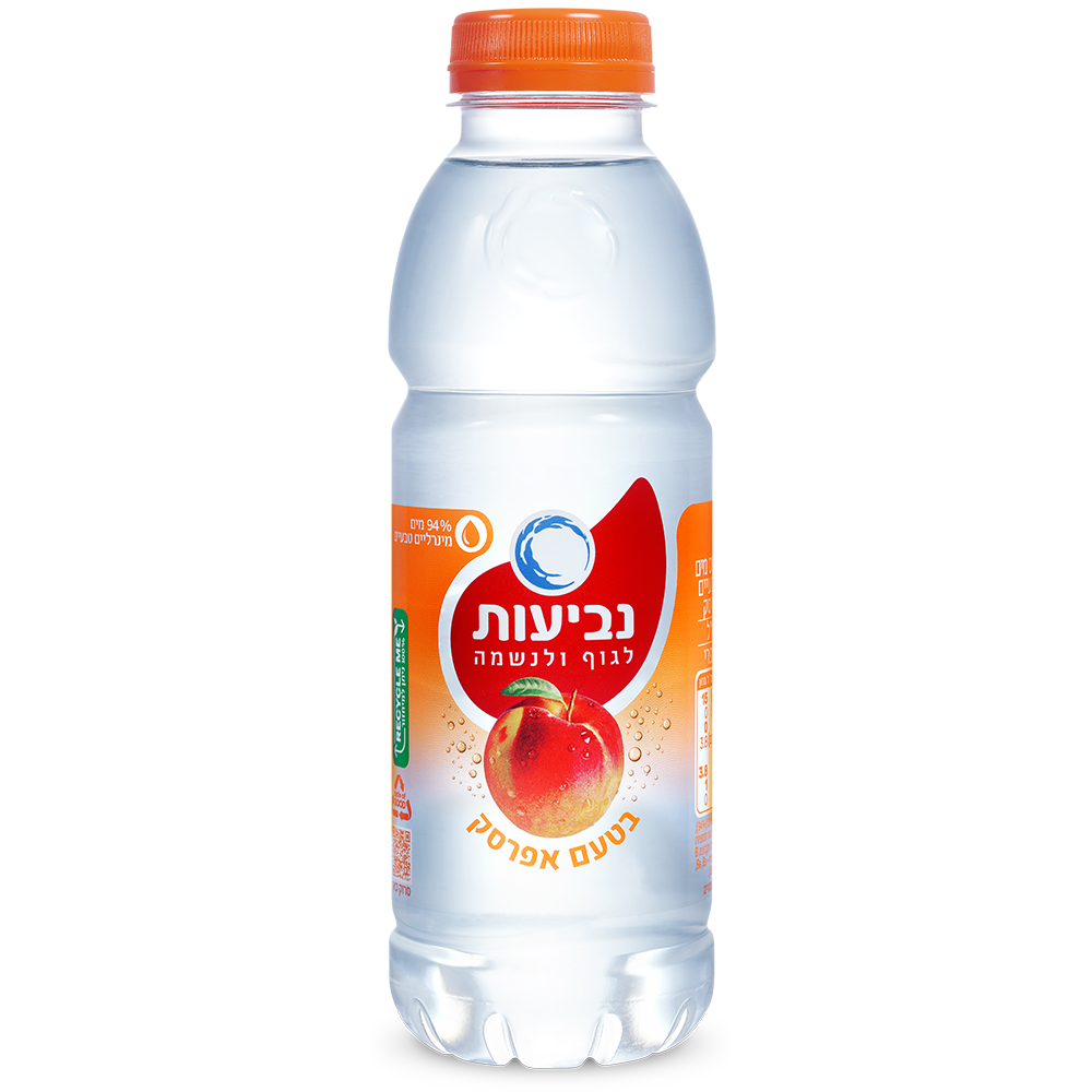 בקבוק מים בטעם אפרסק 500 מ״ל